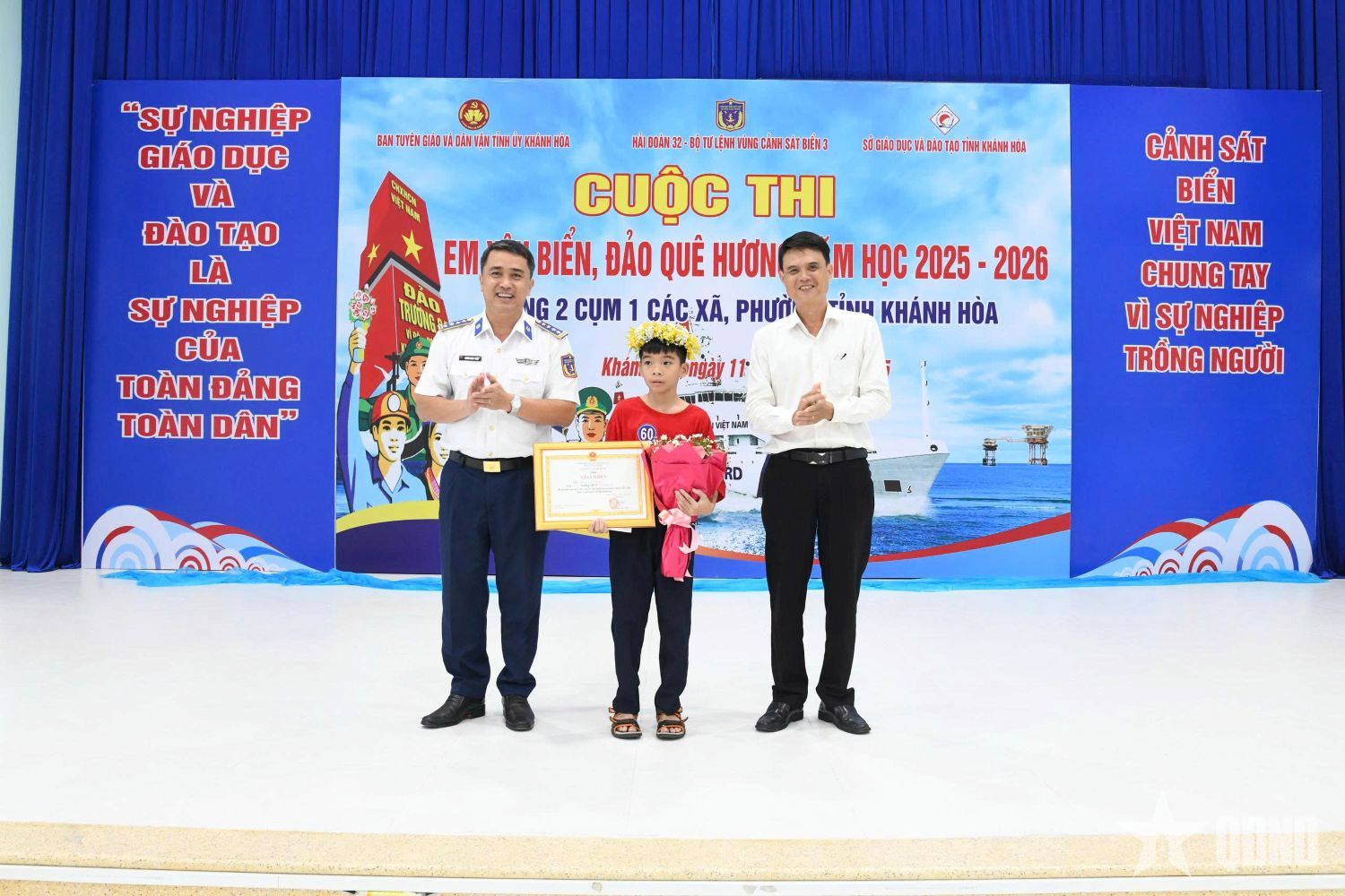 Hải đoàn 32 tổ chức cuộc thi “Em yêu biển, đảo quê hương” tại Khánh Hòa